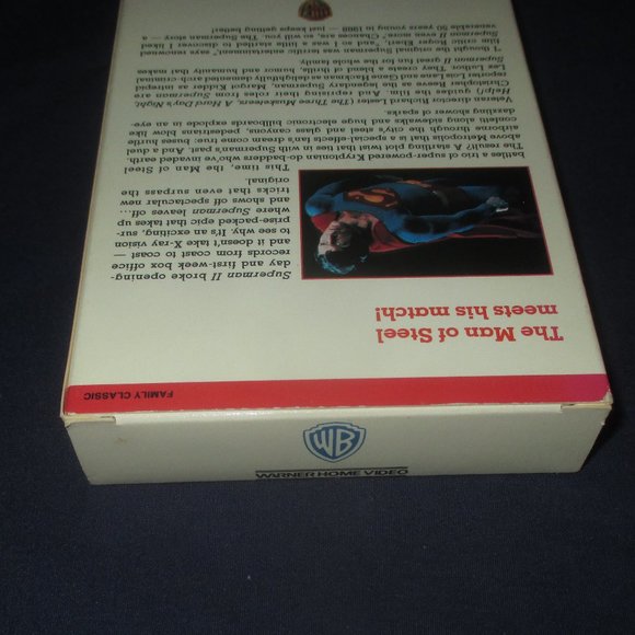 Superman II (VHS, 1990) Christopher Reeve, Gene Hackman, Margot Kidder - Picture 5 of 7